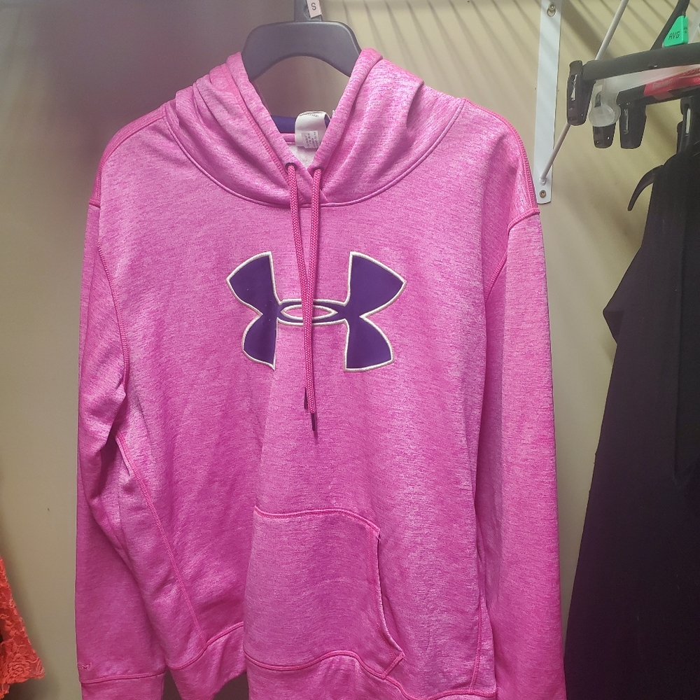Under armour pink hoodie